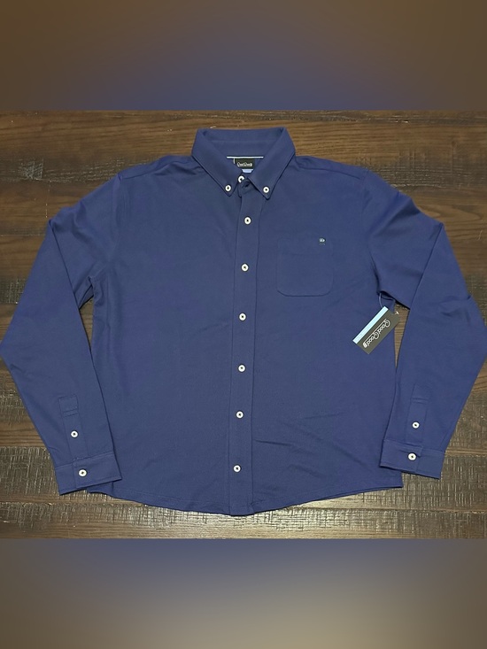 Good Good Golf Other - Croft & Barrow Long-Sleeve Button-Down Shirt in Navy